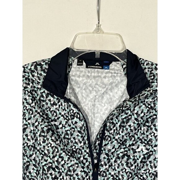 New J Lindeberg Long Sleeve Full Zip Wind Proof Lightweight Golf Jacket - Picture 8 of 14